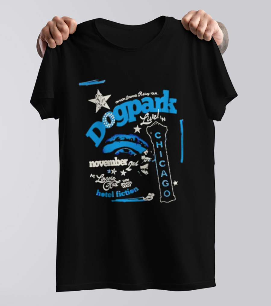 Dogpark Live Chicago November 2 2025 Lincoln Hall One Night Only T-Shirt
