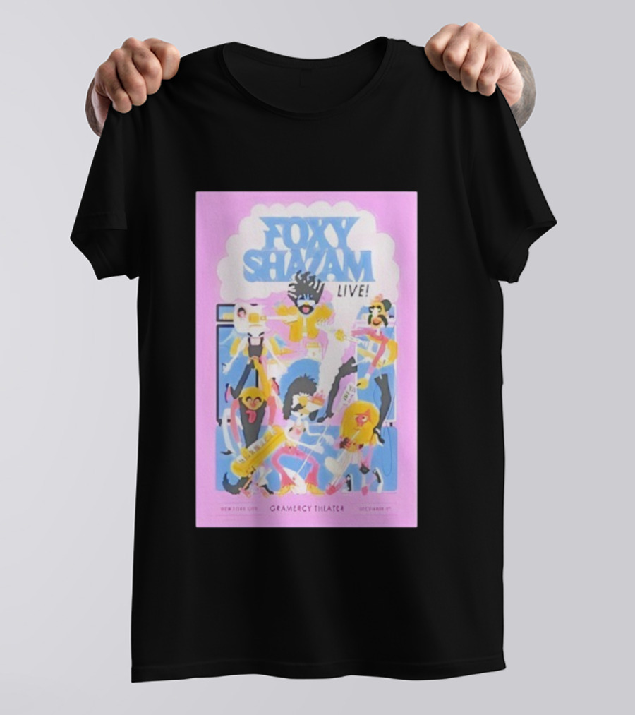Foxy Shazam Live Gramercy Theatre New York NY Dec 1 2025 Tour T-Shirt