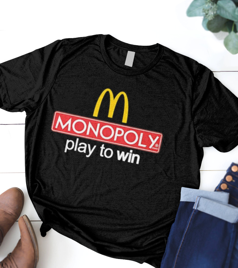 Monopoly Play To Win McDonald's Iconic Game Collaboration T-Shirt