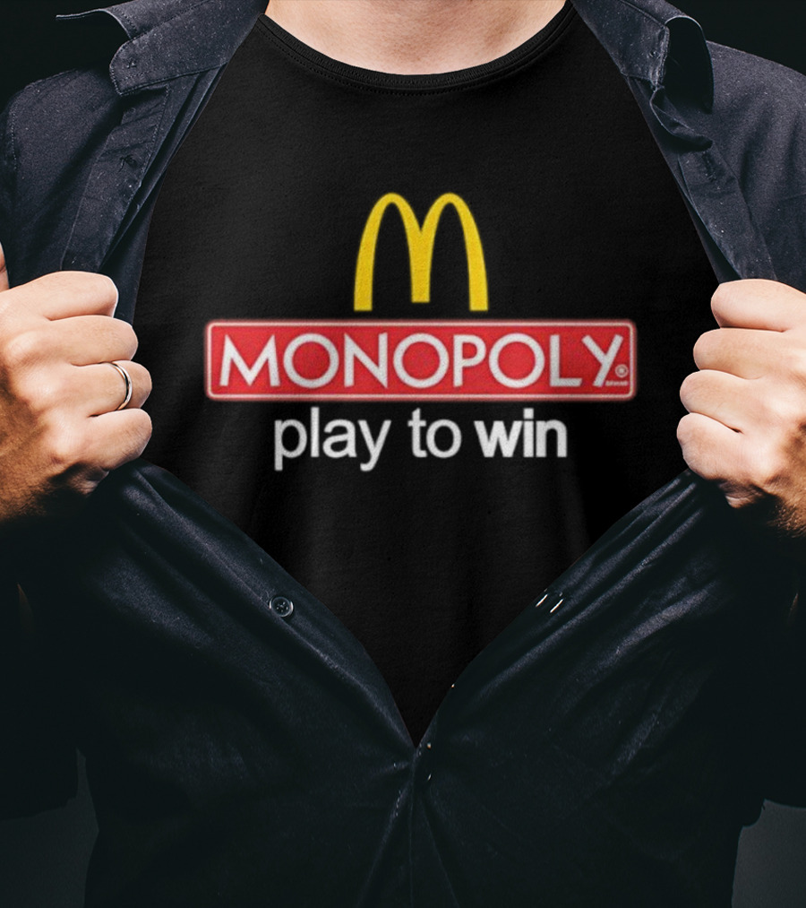 Monopoly Play To Win McDonald's Iconic Game Collaboration T-Shirt