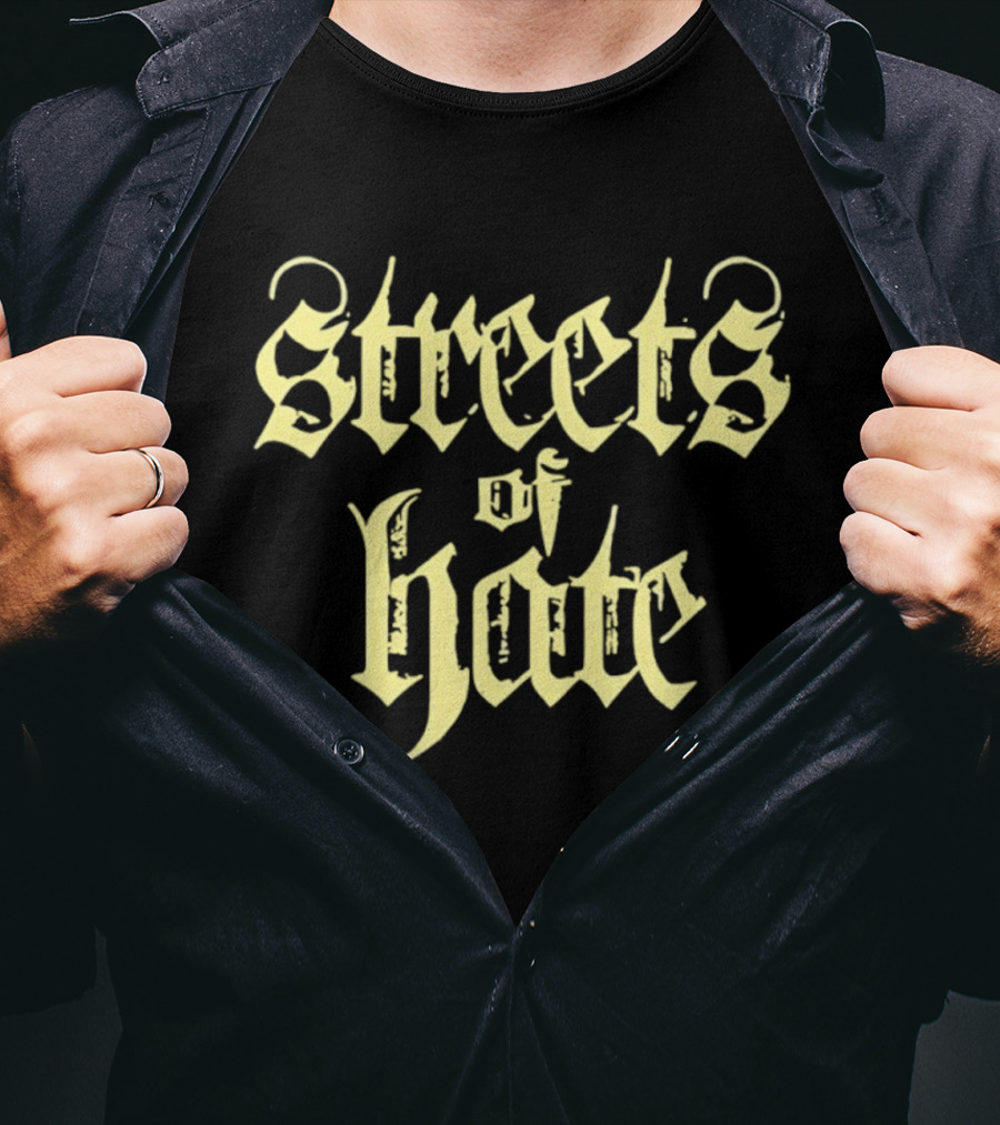 Streets Of Hate No Pressure Gothic Style T-Shirt