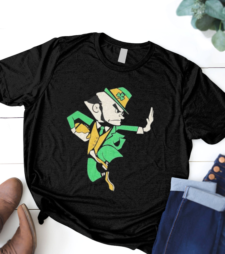 Notre Dame Fighting Irish Traditional Leprechaun Mascot T-Shirt