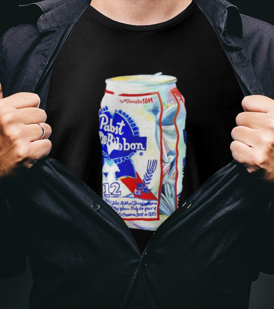 Milwaukee 1844 Pabst Blue Ribbon 12 Fluid Ounces America’s Best 1893 T-Shirt