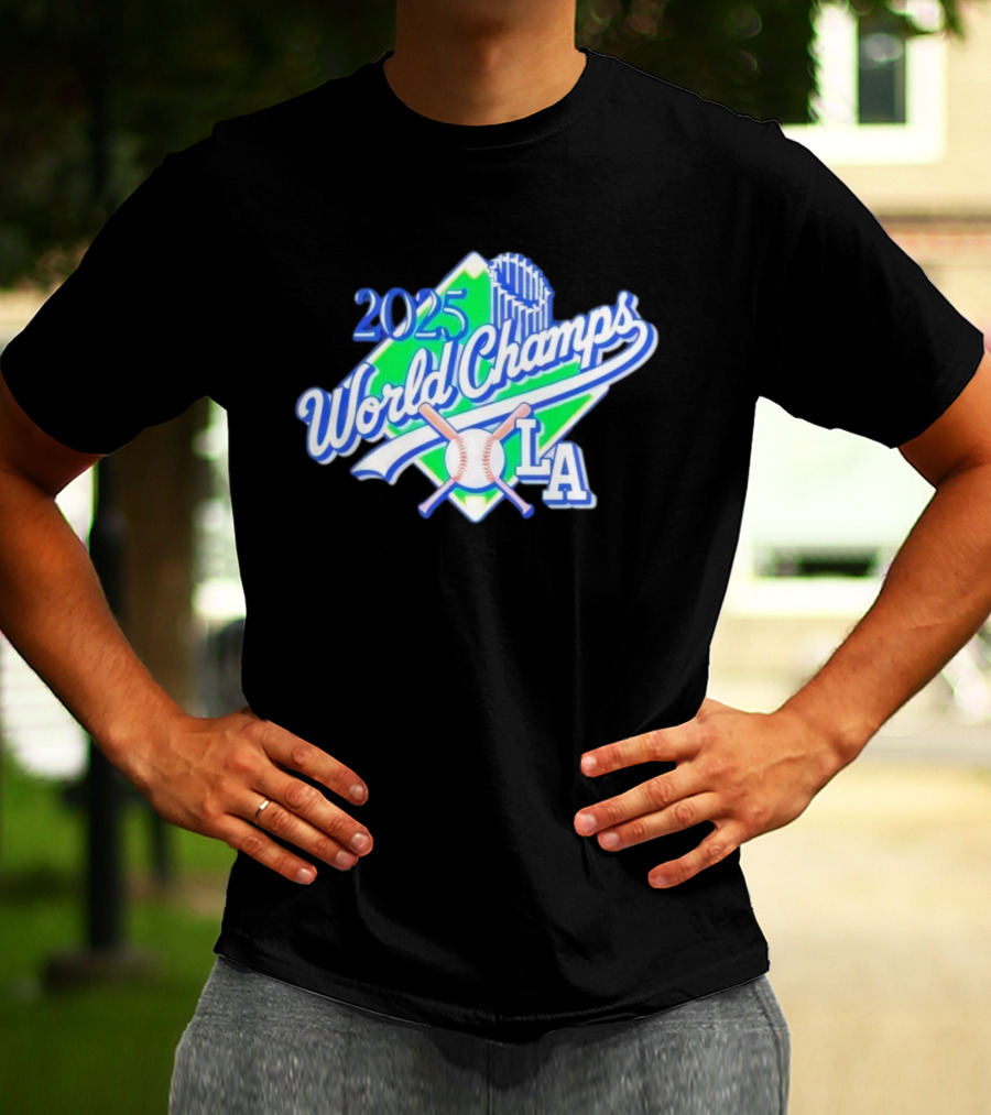 2025 World Champs LA Baseball Celebration T-Shirt