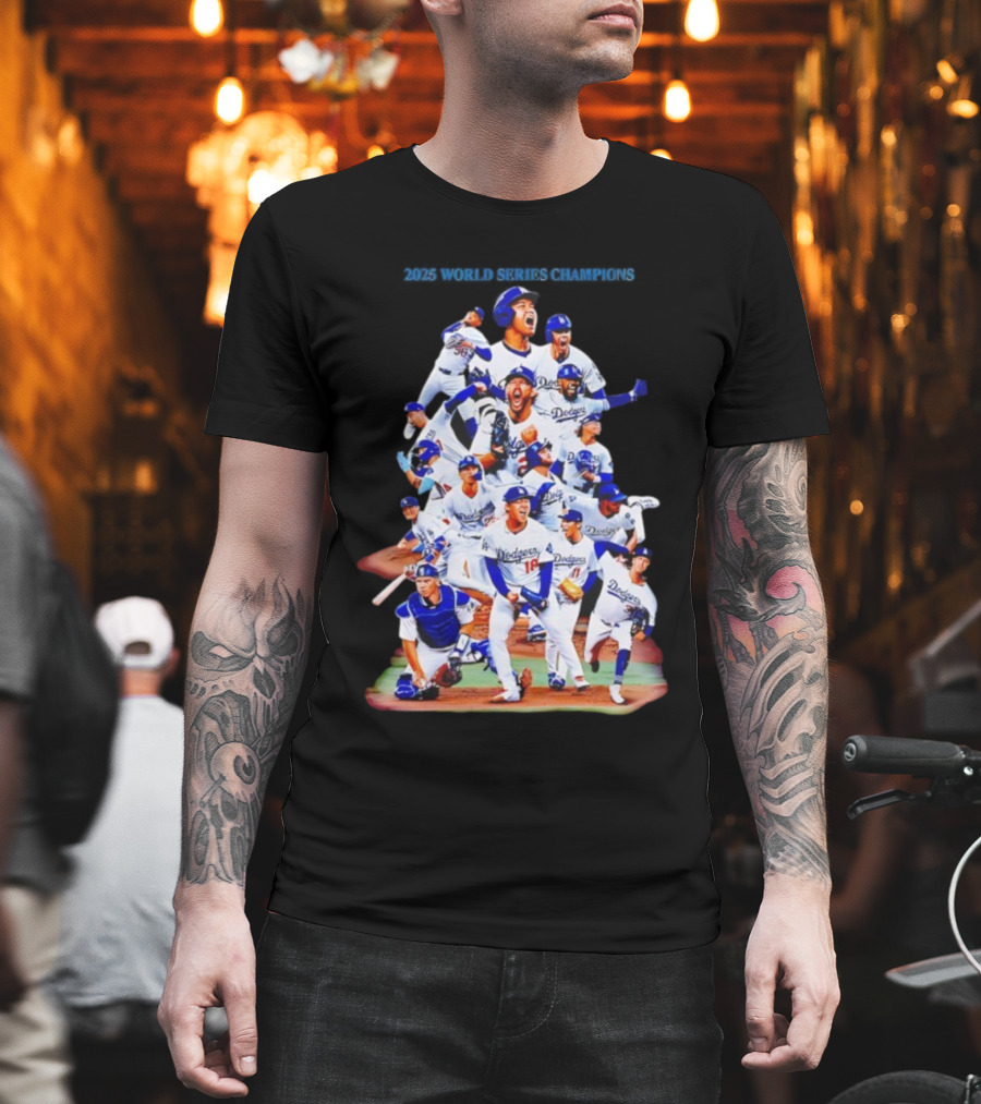 Yoshinobu Yamamoto GOAT Los Angeles Dodgers World Series Champions T-Shirt