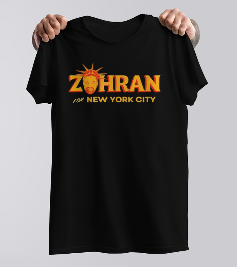 Zohran For New York City Sunburst Design T-Shirt