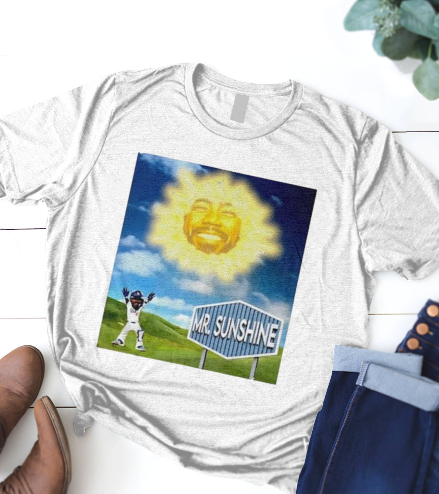 Dodgers Celebration Mini Mr. Sunshine LA Baseball Player T-Shirt