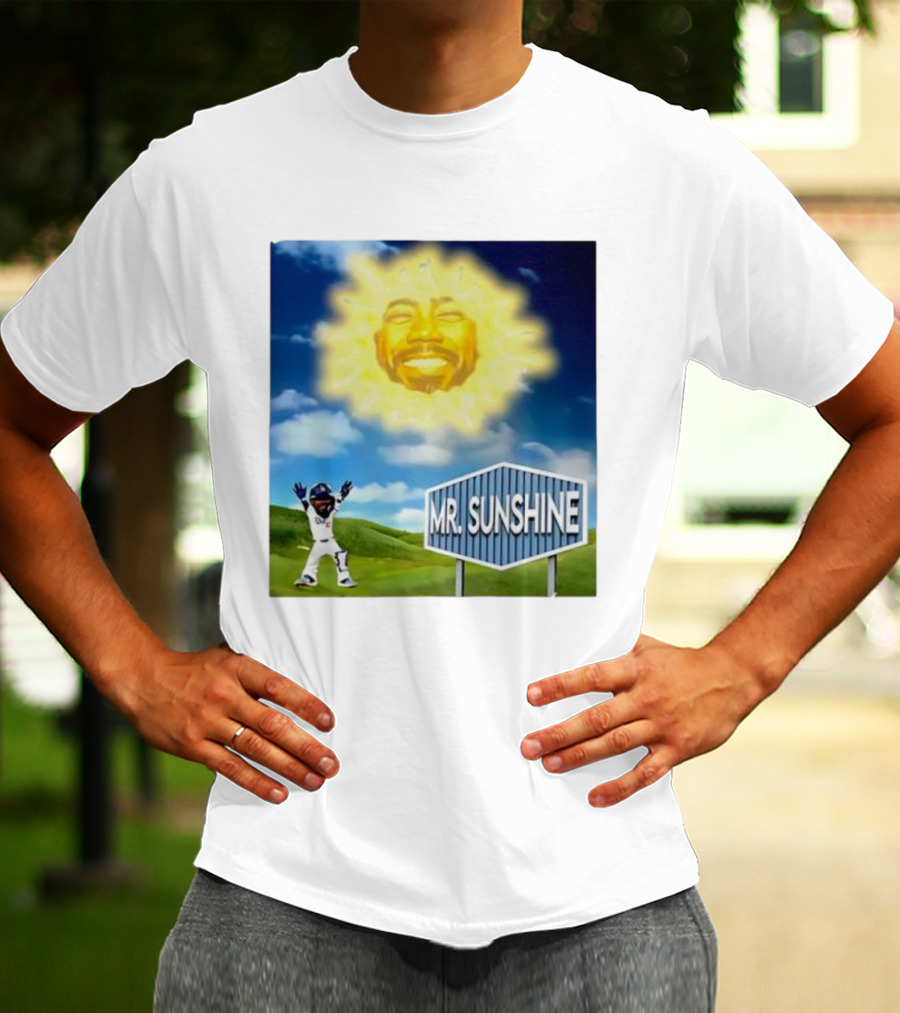 Dodgers Celebration Mini Mr. Sunshine LA Baseball Player T-Shirt