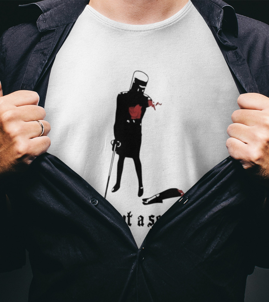 Monty Python Black Knight Tis But A Scratch Classic Quote T-Shirt