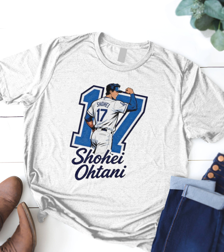 Shohei Ohtani 17 Los Angeles Dodgers Fan Gear T-Shirt