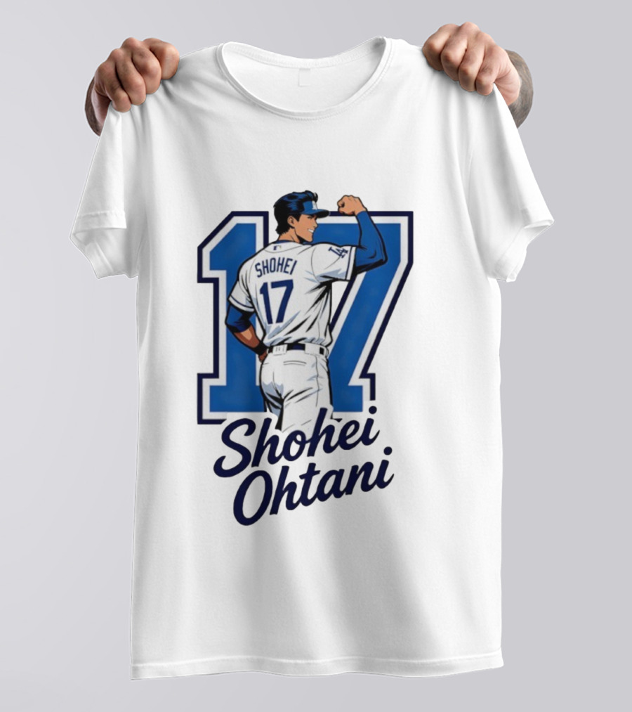 Shohei Ohtani 17 Los Angeles Dodgers Fan Gear T-Shirt