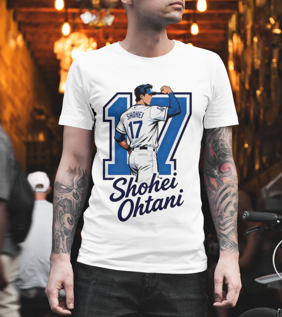 Shohei Ohtani 17 Los Angeles Dodgers Fan Gear T-Shirt