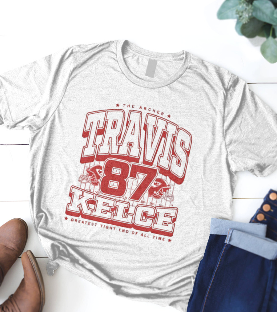 The Archer Travis Kelce 87 Greatest Tight End Of All Time T-Shirt