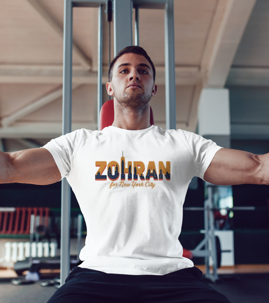 Zohran For New York City Skyline Mamdani 2025 T-Shirt