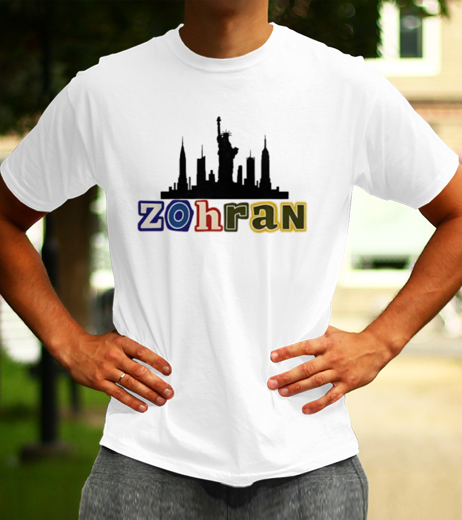 Zohran Mamdani NYC Skyline Statue Of Liberty T-Shirt
