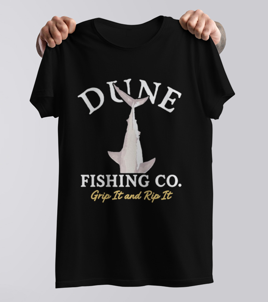 Dune Fishing Co Grip It And Rip It Fish T-Shirt
