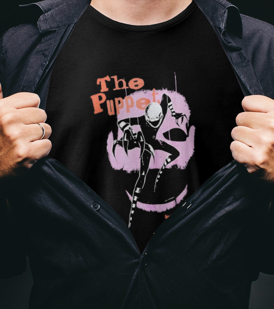 The Puppet Five Nights At Freddy’s Purple And Orange Design T-Shirt