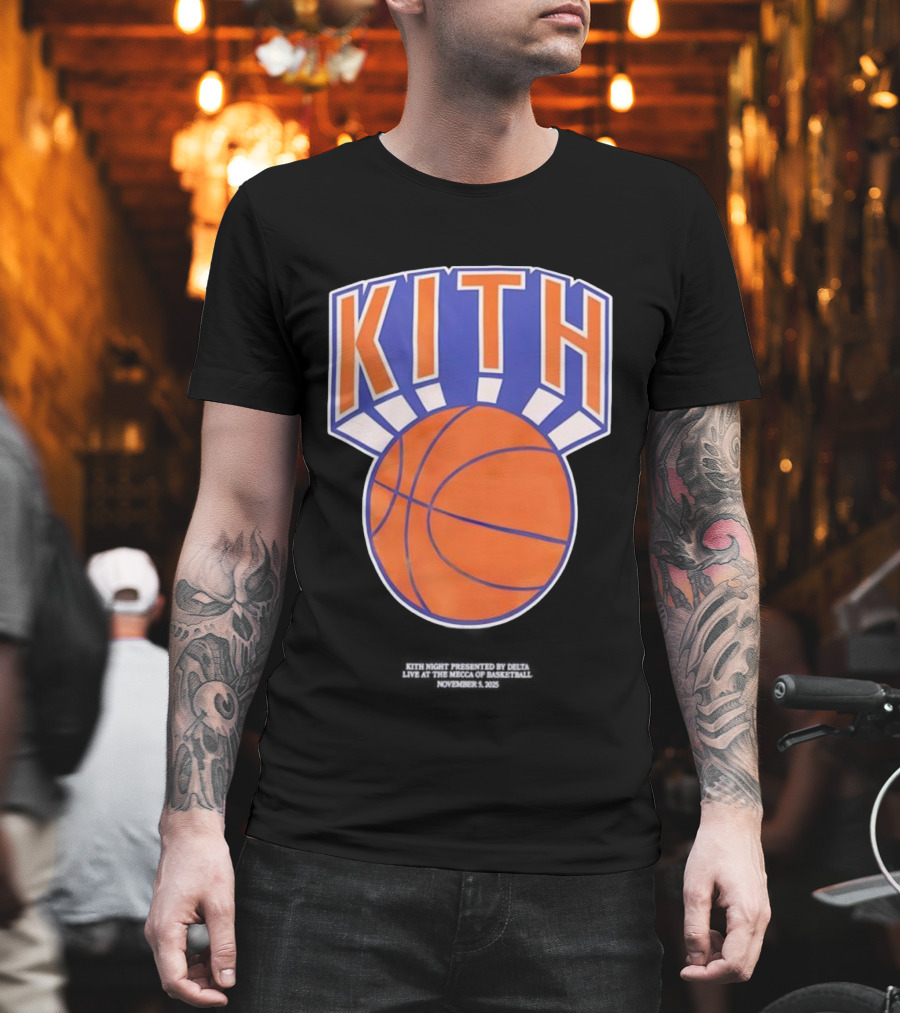 Kith New York Knicks Retro NY Nelson Basketball T-Shirt