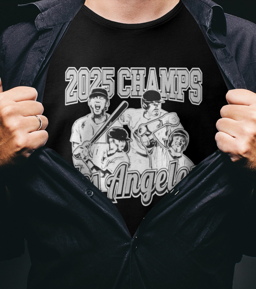 Los Angeles 2025 Champs Baseball Team Triumph T-Shirt