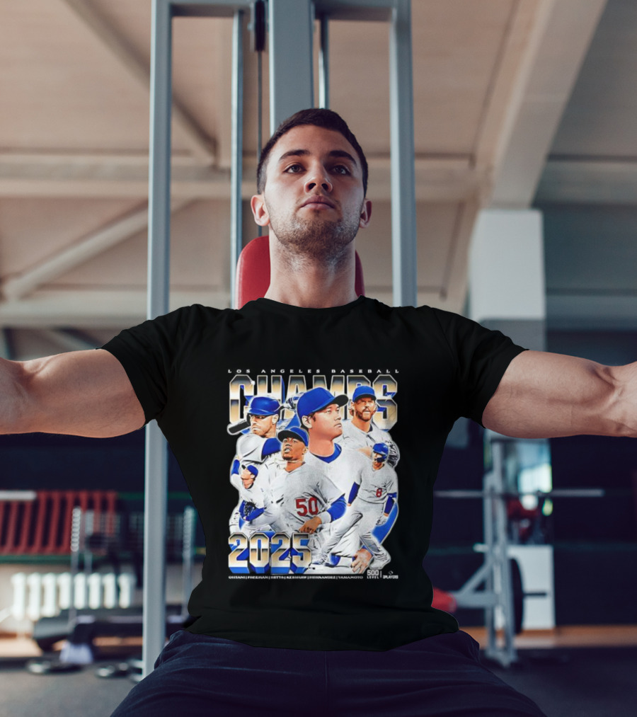 Los Angeles Baseball Champs 2025 Vintage T-Shirt