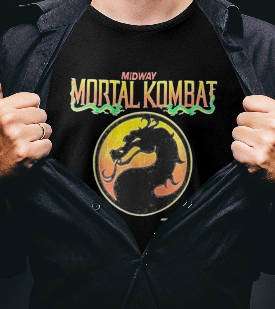 Midway Mortal Kombat Dragon Emblem T-Shirt