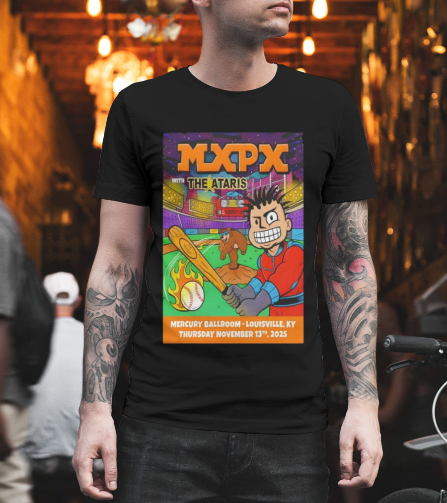 MXPX With The Ataris Concert Nov 13 2025 Mercury Ballroom Louisville KY T-Shirt