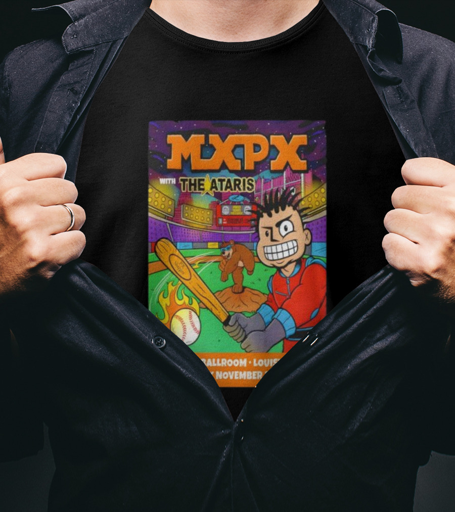 MXPX With The Ataris Concert Nov 13 2025 Mercury Ballroom Louisville KY T-Shirt