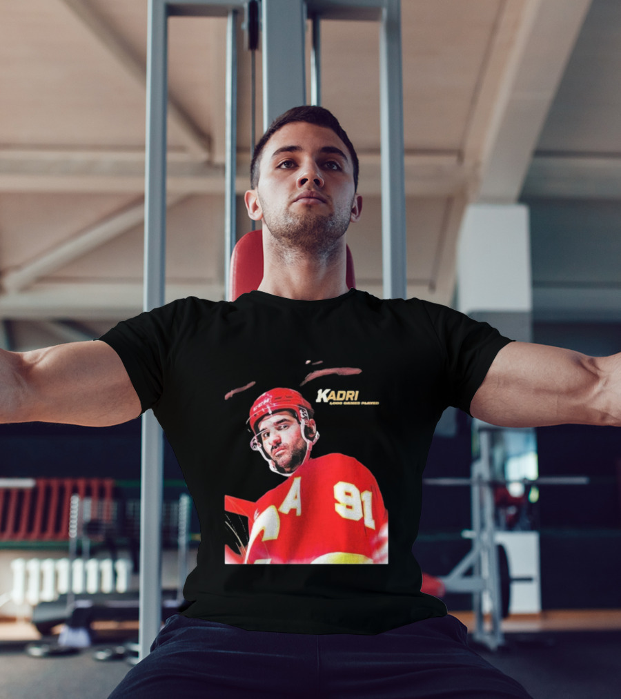 Kadri Calgary Hockey 91 Achievement Milestone T-Shirt
