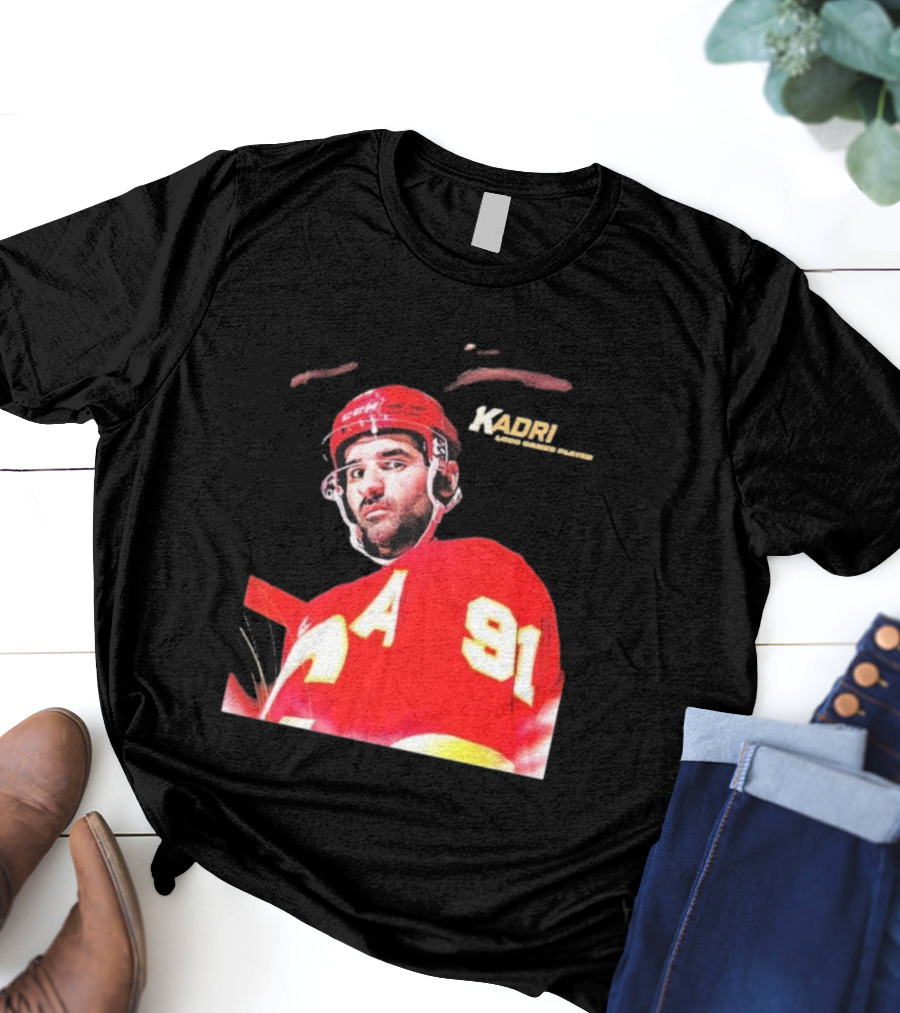 Kadri Calgary Hockey 91 Achievement Milestone T-Shirt