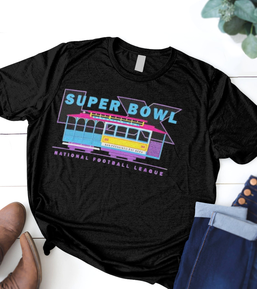 Super Bowl LX National Football League Retro Trolley Theme T-Shirt