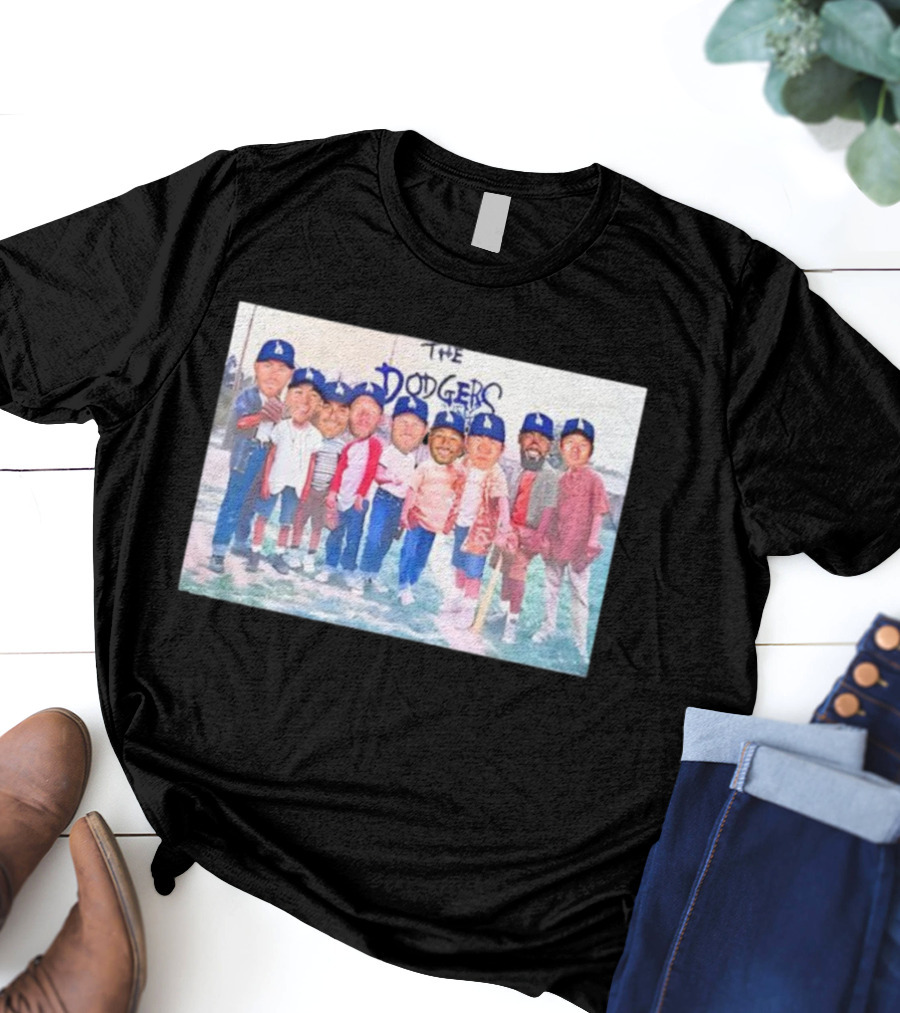 The Dodgers Team Meme Vintage Baseball Cap Group T-Shirt