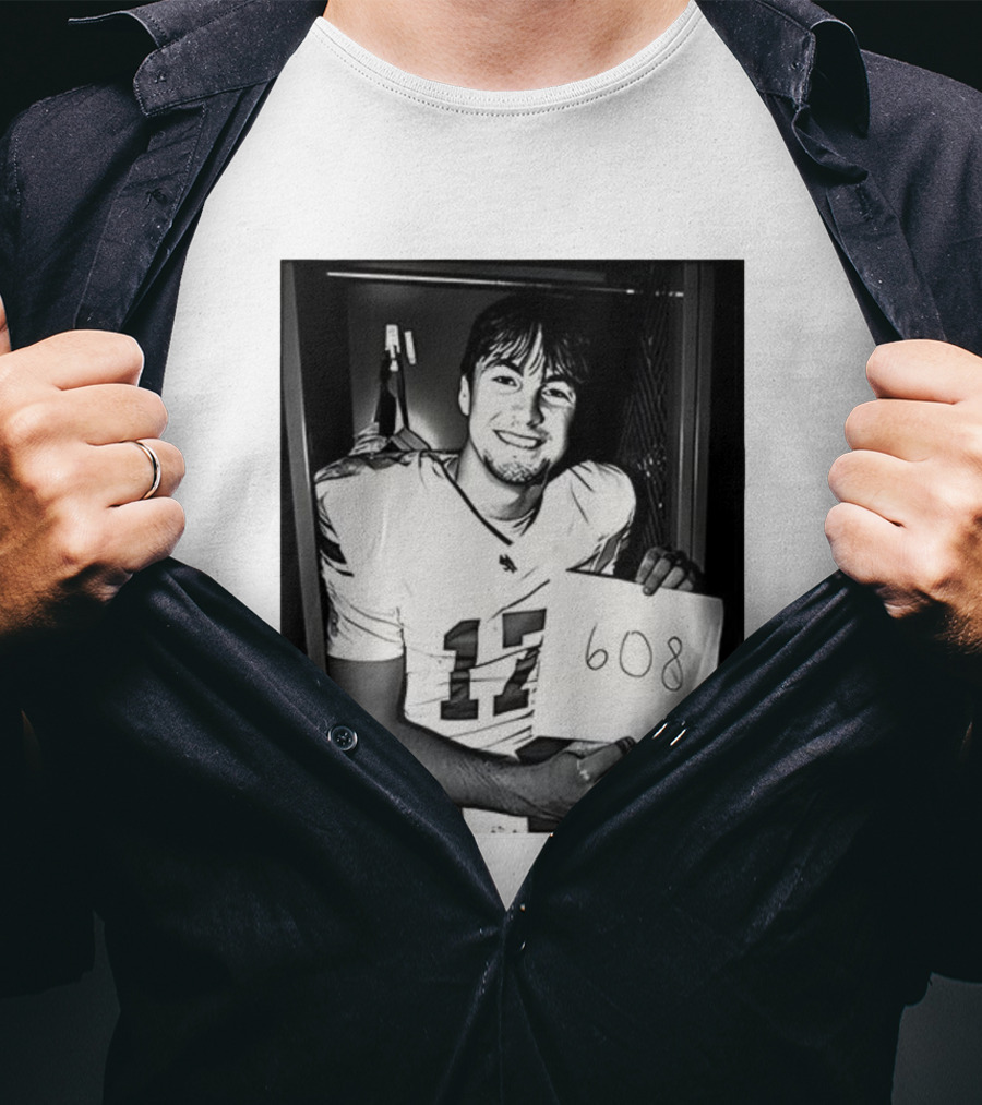 Drew Mestemaker 608 North Texas Mean Green Football Player 17 T-Shirt