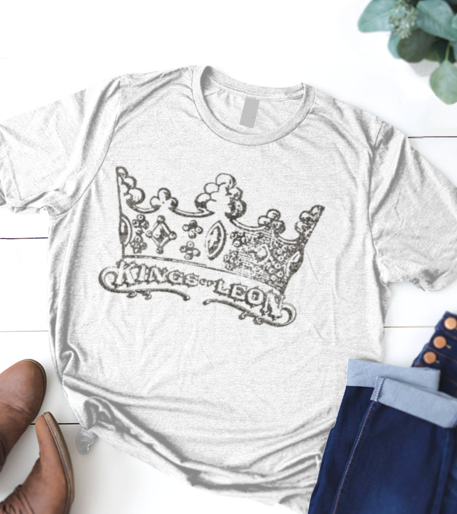 Kings Of Leon Intricate Crown Illustration T-Shirt