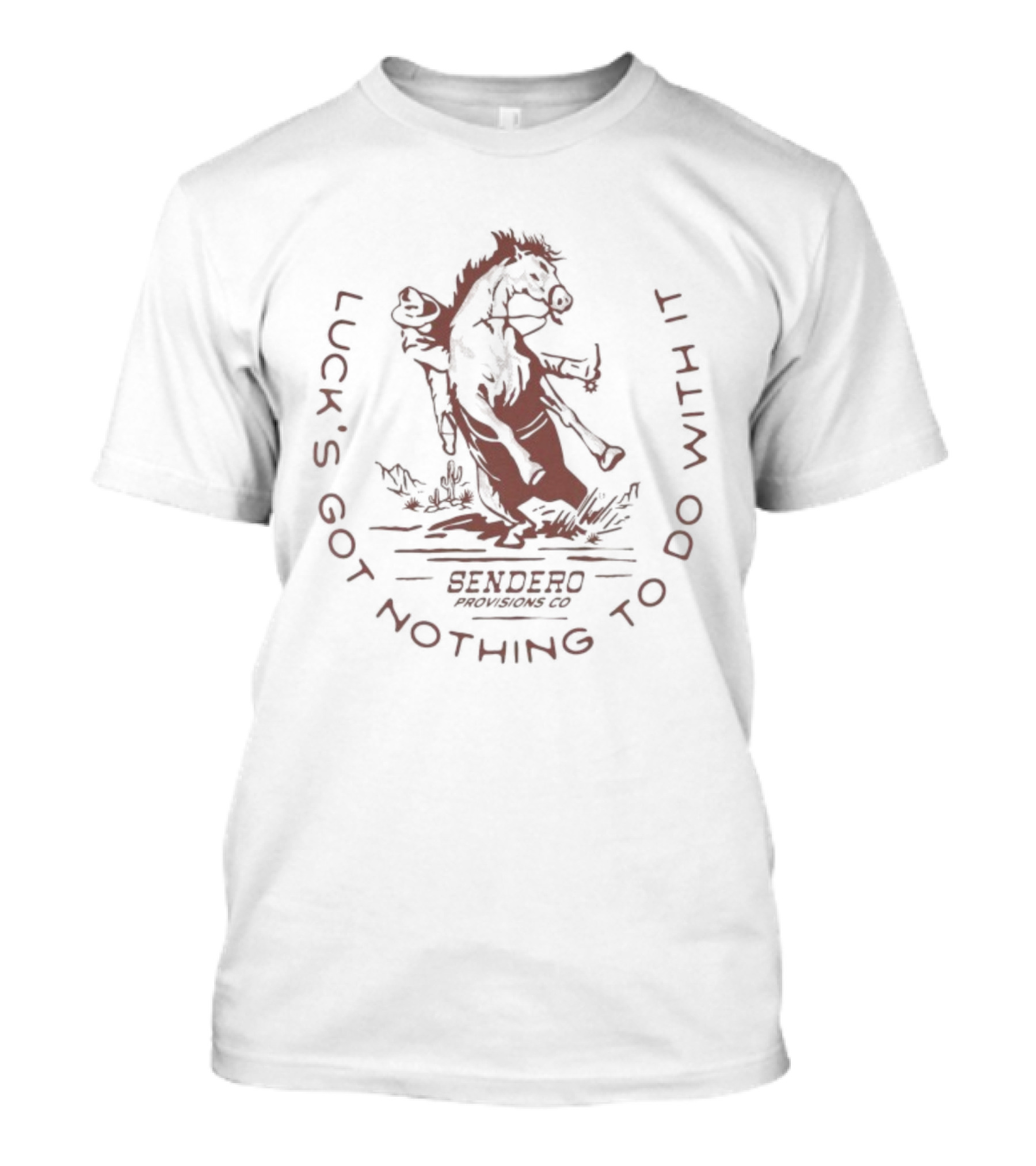 Sendero Provisions Co Luck's Got Nothing To Do With It Bear Canoe Adventure T-Shirt
