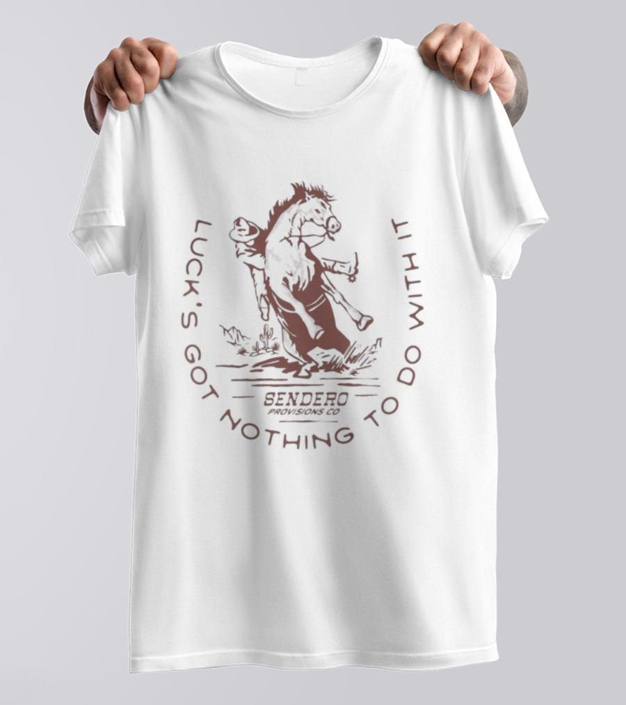 Sendero Provisions Co Luck's Got Nothing To Do With It Bear Canoe Adventure T-Shirt