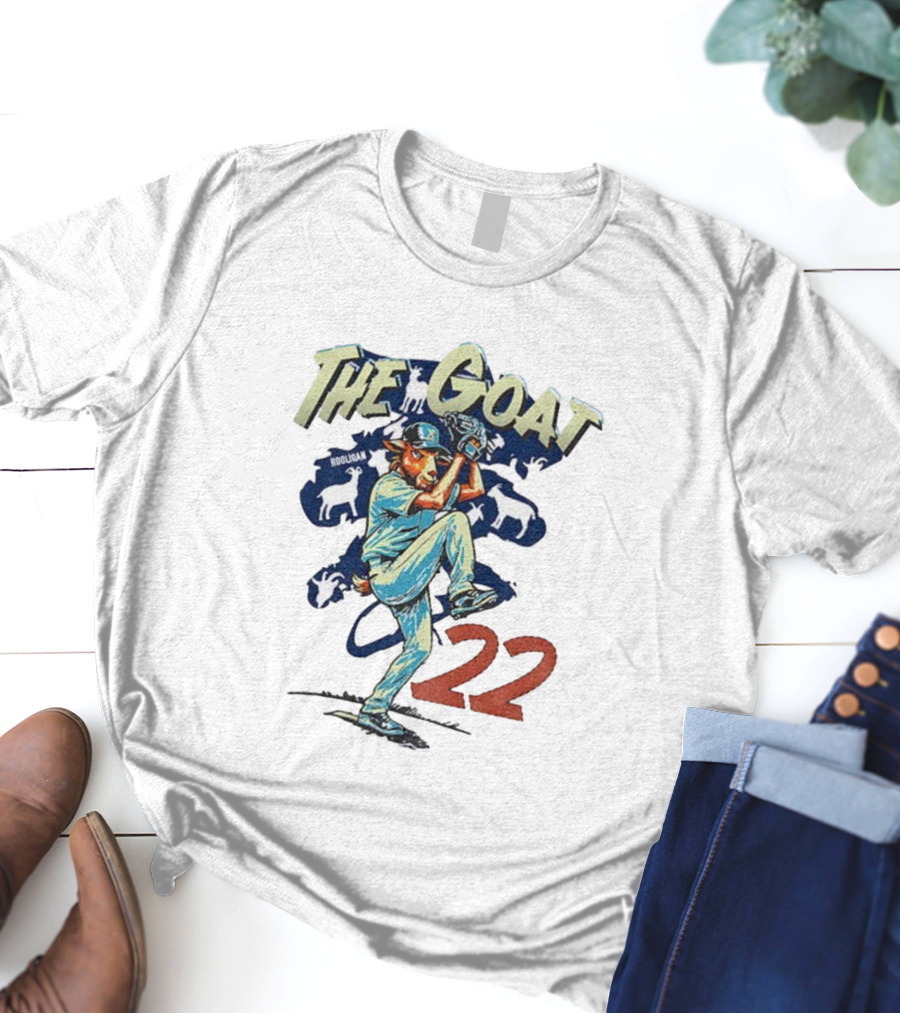 The Goat Clayton Kershaw 22 MLB Baseball 2025 T-Shirt