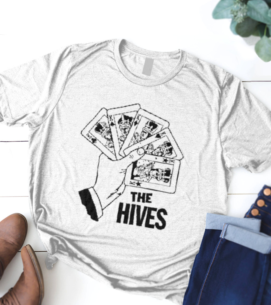 The Hives Poker Hand Playing Cards T-Shirt