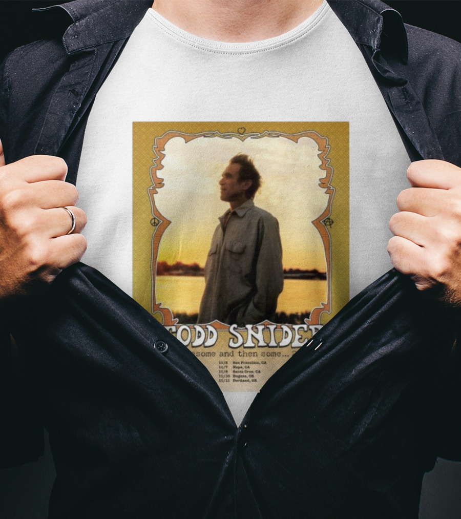 Todd Snider High Lonesome And Then Some 2025 Tour Dates Ringlewood Portland San Francisco Seattle T-Shirt