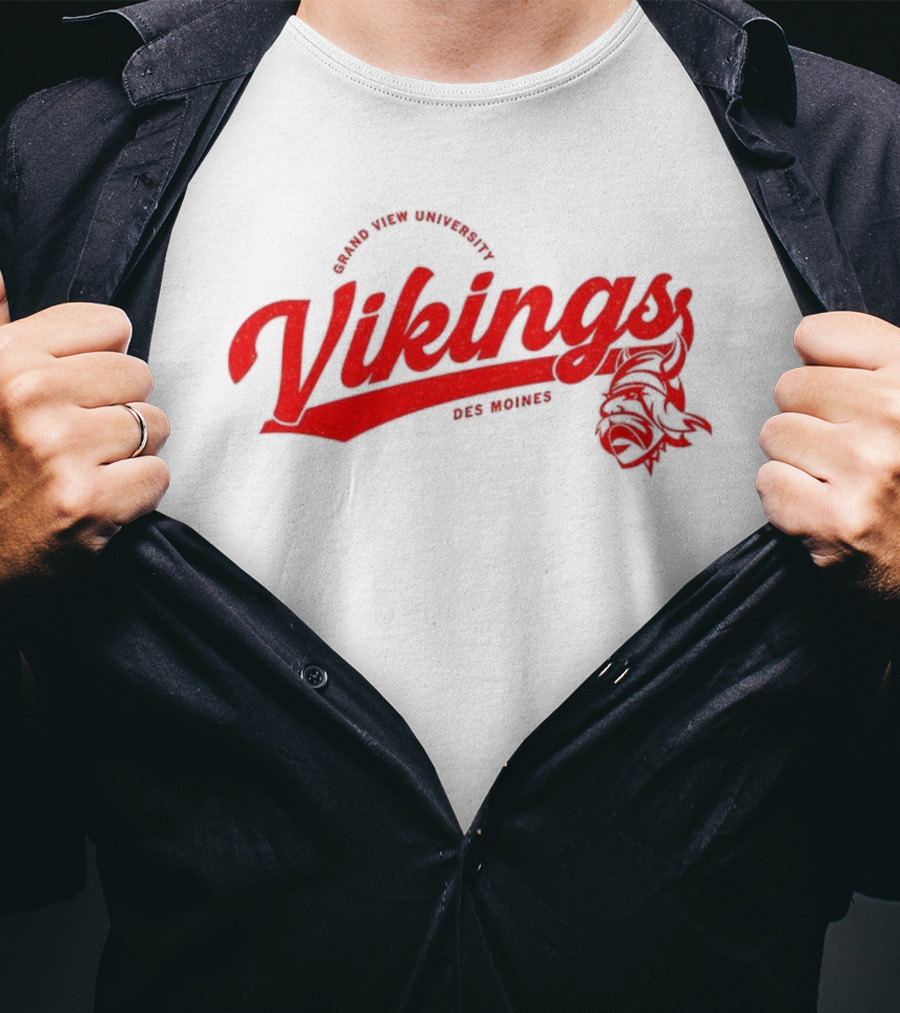 Vikings Grand View University Retro Style HydroFlow Pro T-Shirt