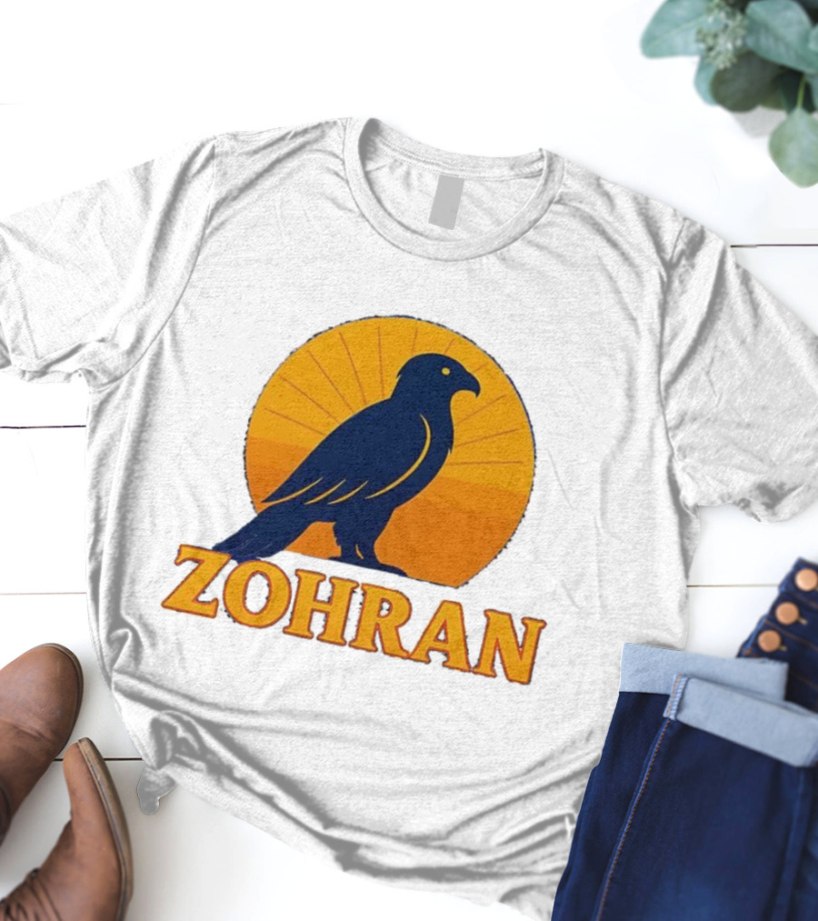 Zohran Eagle Sunrise Silhouette T-Shirt