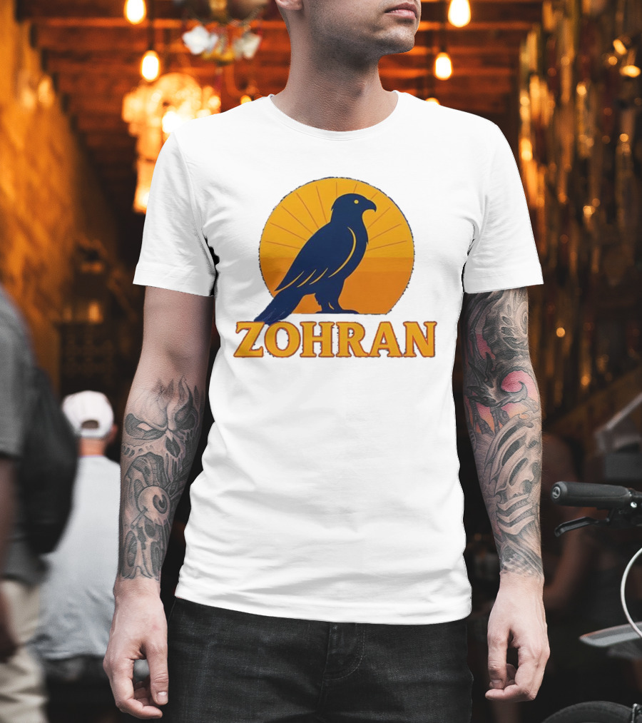 Zohran Eagle Sunrise Silhouette T-Shirt