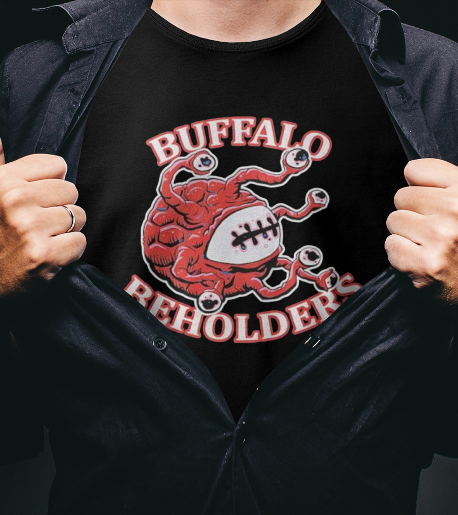 Buffalo Beholders Fantasy Team Eyeball Monster Graphic T-Shirt