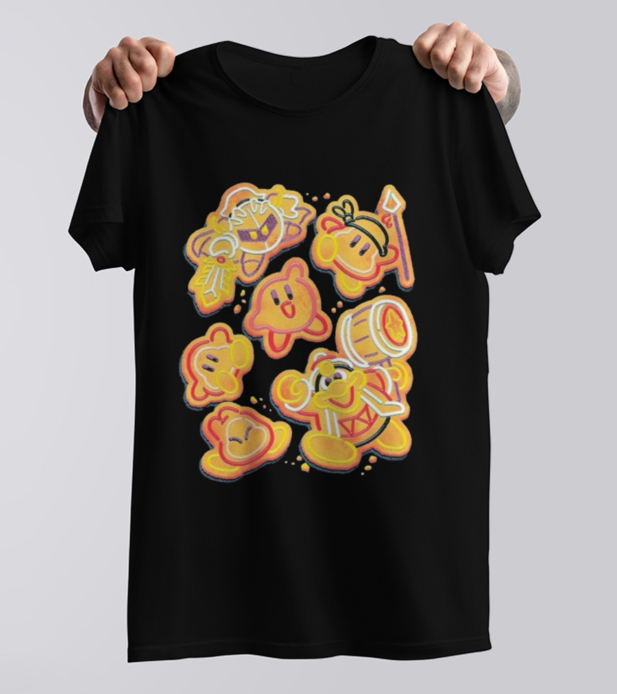 Dreamland Sweets Kirby Character Cookies T-Shirt