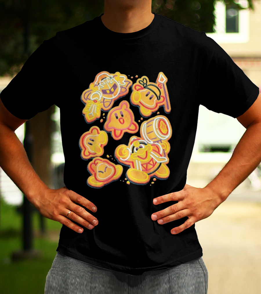 Dreamland Sweets Kirby Character Cookies T-Shirt