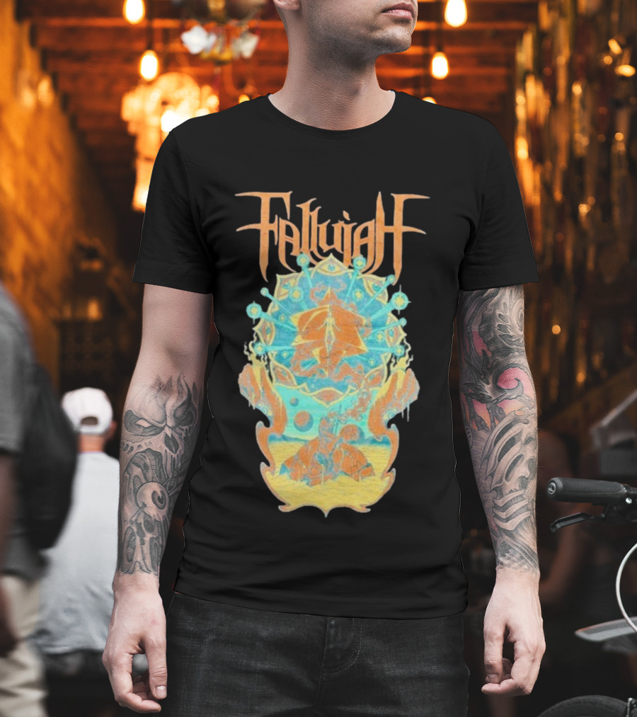 Fallujah Prism Psychedelic Cosmic Artwork T-Shirt