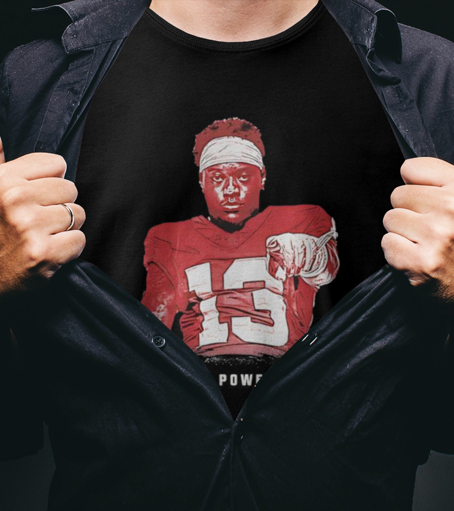 Reggie Powers III College Football Jersey 13 T-Shirt