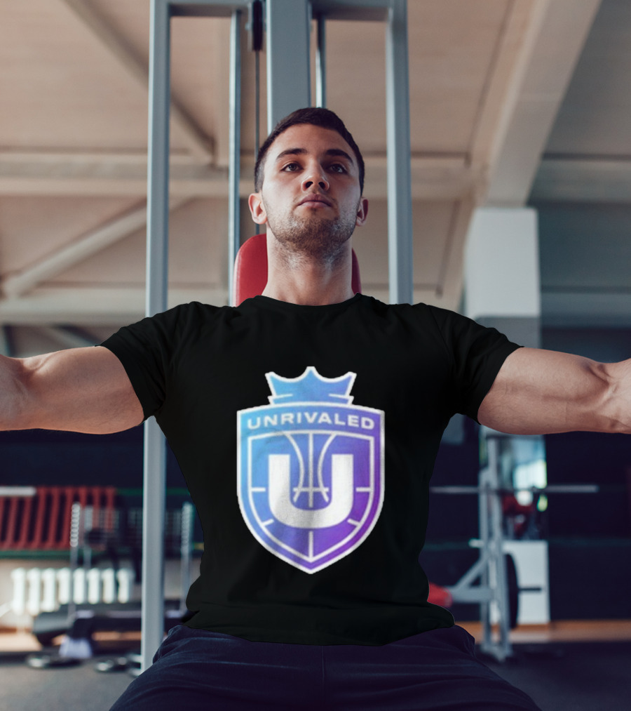 Unrivaled Gradient Basketball Crest T-Shirt