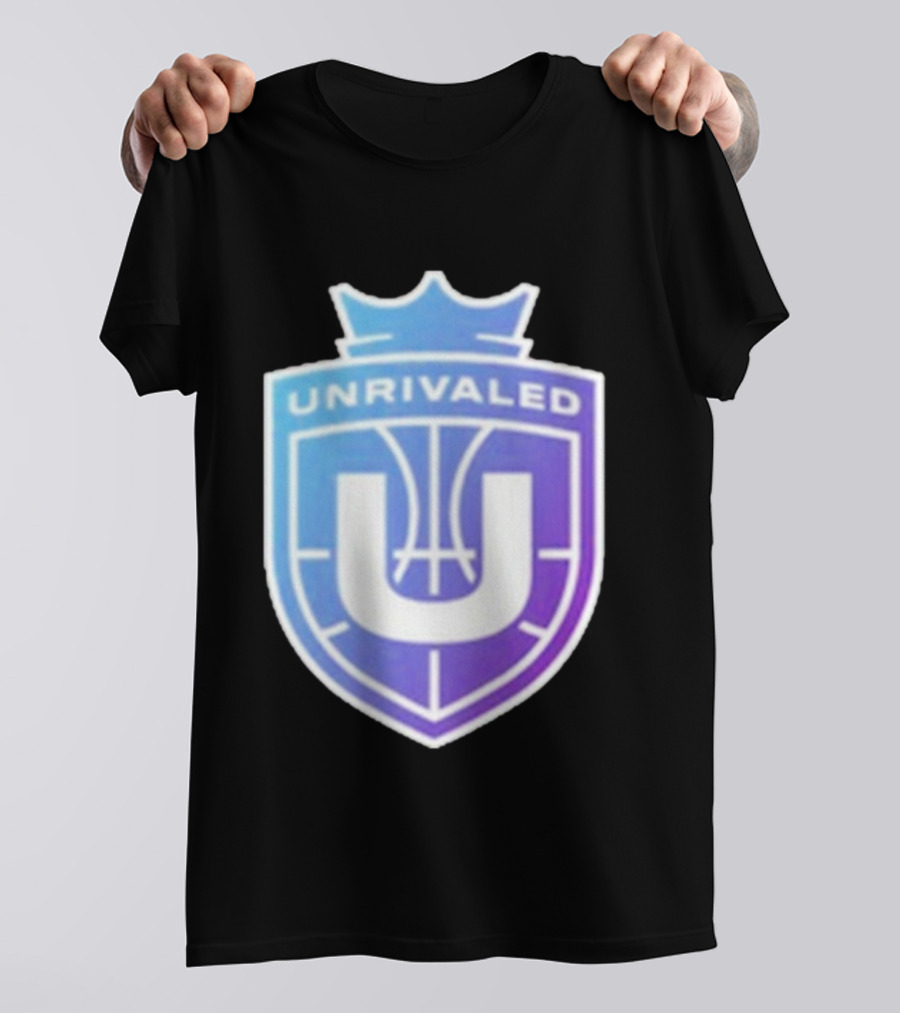 Unrivaled Gradient Basketball Crest T-Shirt