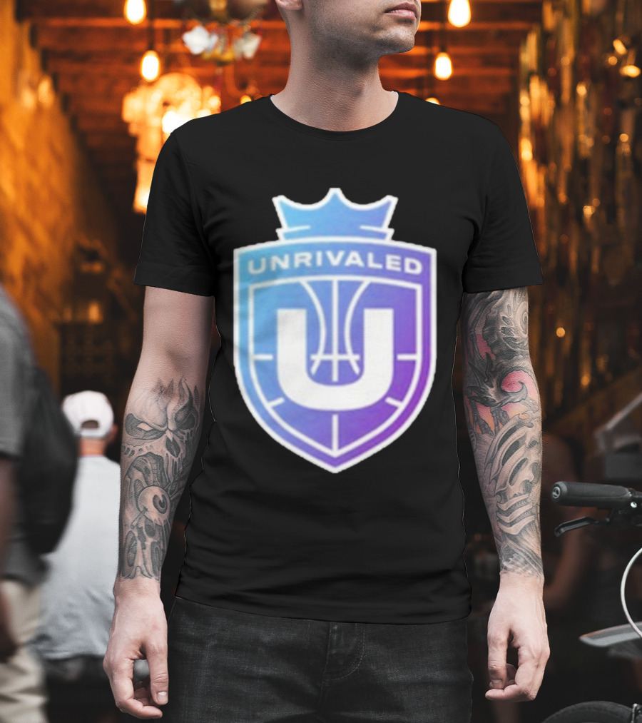 Unrivaled Gradient Basketball Crest T-Shirt