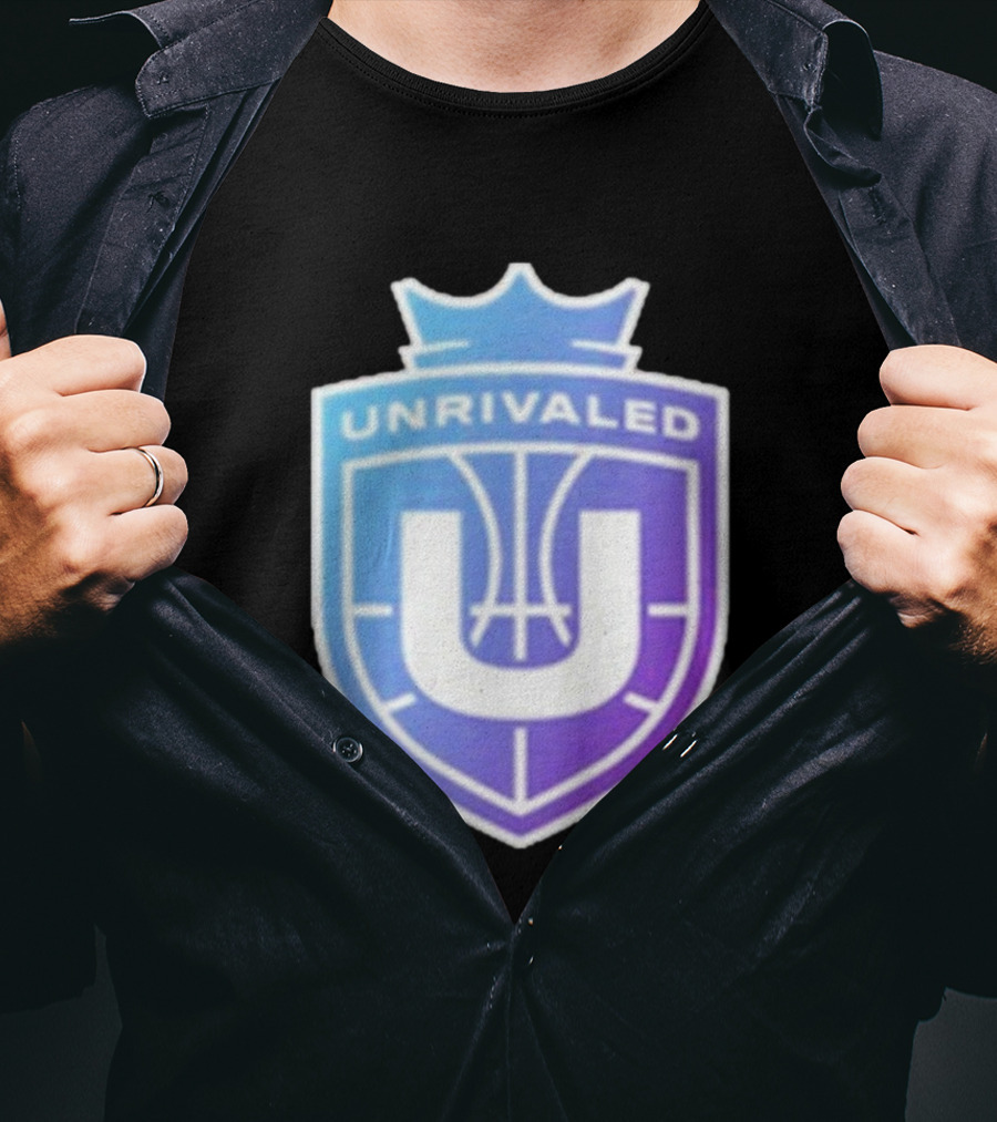 Unrivaled Gradient Basketball Crest T-Shirt
